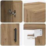 Wall Mounted Cabinet Artisan Oak 34.5 x 34 x 90 cm 882440