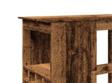 Bar Table with Racks Old Wood 90x47.5x103.5 cm Engineered Wood 854344