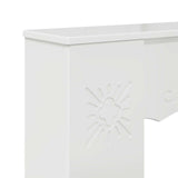 Fireplace Surround Gloss White 102 x 20 x 102 cm 8006637