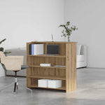 Reception Desk Artisan Oak 100x50x103.5 cm Engineered Wood 3324168