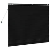 Venetian Blind Black 125 x 130 cm 35 mm Solid Paulownia Wood 42015471