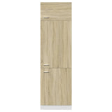 Refrigerator Cabinet Lyon Sonoma Oak 60x57x207 cm Engineered Wood 849626