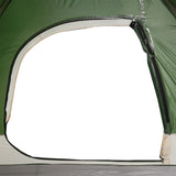 ZNTS Camping Tent Dome 4-Person Green Waterproof 94777