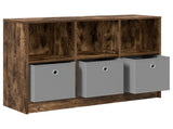 Sideboard with Drawer Smoked Oak 88.5 x 27.5 x 63.5 cm 8000512