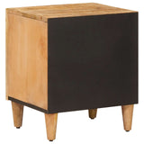 Bedside Table 2 pcs Brown 40 x 33.5 x 46 cm Solid Mango Wood 4018913