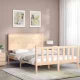 Bed Frame without Mattress 120x200 cm Solid Wood Pine 3193396