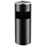Ashtray Dustbin Hotel 30 L Steel Black 51088