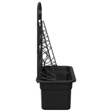 Planter Trellis Anthracite 58 x 29 x 78 cm PP 42033398