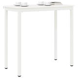 Bar Table White 110 x 55 x 105 cm Solid Pine Wood 892804