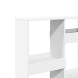 Bookcase White 100x33x135 cm Engineered Wood 3309384