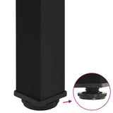 Console Table Legs 4 pcs Black 72-74 cm Steel 4012456