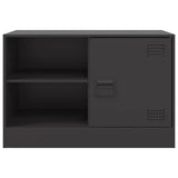 TV Cabinet Black 67x39x44 cm Steel 841691
