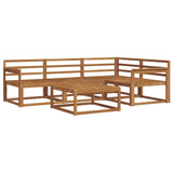 Outdoor Sofa Set 5 pcs Natural Solid Acacia Wood 3367532