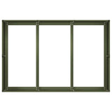 Planter Olive Green 120x80x40 cm Steel 860748