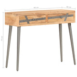Console Table 90x30x75 cm Solid Acacia Wood 286549