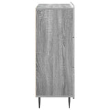 Drawer Cabinet Grey Sonoma 66 x 34.5 x 92 cm Engineered Wood 894381