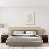 Bedside Cabinets 2 pcs Smoked Oak 43x36x50 cm 816355