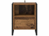 Bedside Table Old Wood 39.5 x 30 x 50 cm Engineered Wood 886662