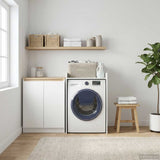 Wash Machine Cabinet White 67.5 x 62 x 97 cm Engineered wood 8006808