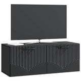 Wall-Mounted TV Cabinet Black 78.5 x 31 x 30 cm Engineered Wood 899056