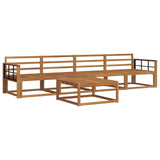 Outdoor Sofa Set 5 pcs Natural Solid Acacia Wood 3367167