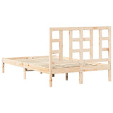 Bed Frame without Mattress 120x200 cm Solid Wood 3105400