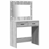 Dressing Table with Drawer 3 pcs Grey Sonoma Engineered Wood 3334214