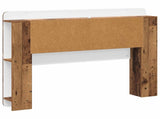 Headboard Cabinet with Storage Old Wood Engineered Wood 8001262