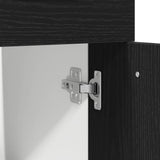 Hanging Cabinet Black Oak 40 x 46 x 81.5 cm Engineered Wood 863247