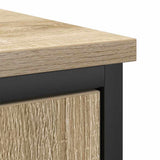 Bathroom Furniture Set with Shelf 3 pcs Brown Engineered wood 3345149