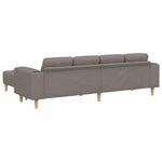 Sofa Set 3 pcs Taupe Fabric 3335117