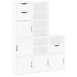 Side Cabinets 5 pcs "ODDA" White 40x24x79 cm Solid Wood Pine 3365365