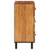 Side Cabinet 60x33x75 cm Solid Wood Acacia 356858
