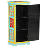 Hand Painted Highboard 40x30x90 cm Solid Mango Wood 323536