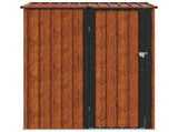 Garden Sheds Brown 153.5 x 86 x 200 cm Metal 42011300
