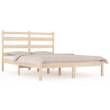3103668 Bed Frame without Mattress Solid Wood 200x200 cm