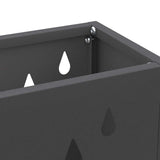 Rain Umbrella Stand Black 28 x 12 x 41 cm Steel 868518