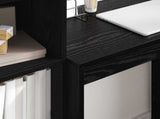 Desk Black Oak 105.5 x 34 x 127 cm 2 pcs 3337298