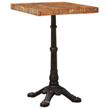 Bistro Table Brown 50 x 50 x 76 cm Solid Reclaim Wood 42013027