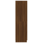 ZNTS Apothecary Cabinet Brown Oak 30x42.5x150 cm Engineered Wood 815203