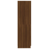 ZNTS Apothecary Cabinet Brown Oak 30x42.5x150 cm Engineered Wood 815203
