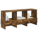 Magazine Rack Smoked Oak 102 x 30 x 45 cm 890964