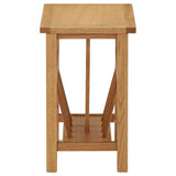 Magazine Table 45x27x42 cm Solid Oak Wood 289184