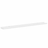 Wall Shelves 4 pcs White 100x9x3 cm 326663