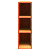 Headboard with Storage Wax Brown 180 cm Solid Wood Pine 855623