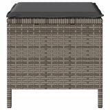 Garden Dining Set Grey Poly Rattan 42007920