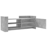 TV Cabinet Concrete Grey 100x35x40 cm Engineered Wood 848377