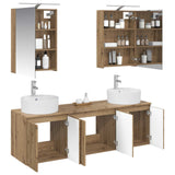 Bathroom Cabinet Set 5 pcs Artisan Oak Engineered Wood 3406438
