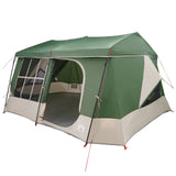 Family Tent with Rainfly Water-resistant 9-Person Green 42042246