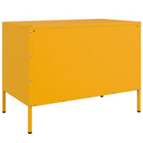 TV Cabinets 2 pcs Mustard Yellow 68x39x50.5 cm Steel 843001
